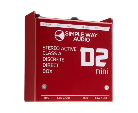 SIMPLEWAY Audio D2mini Дибокс, преобразователь сигнала для гитары, активный, стерео