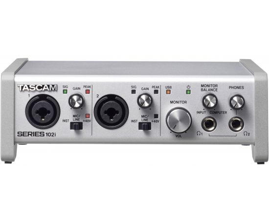 TASCAM SERIES 102I USB аудио/MIDI интерфейс (10 входов, 4 выхода) Ultra-HDDA mic-preamp, с DSP и микшером