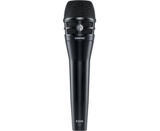 SHURE KSM8/B Вокальный микрофон с двойной диафрагмой динамический кардиоидный, 40-16000 Гц