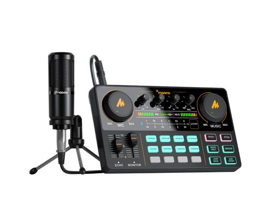 MAONO AU-AM200 S1 Микрофон цифровая студия для интернет-вещания и Podcast, комплект