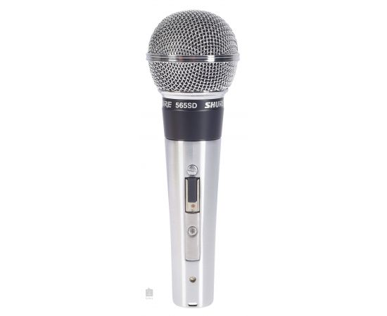 SHURE 565SD-LC Вокальный динамический микрофон кардиоидный, 50-15000 Гц, выключатель