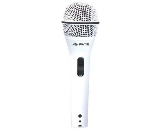 PEAVEY PVi 2W XLR MIC Комплект: микрофон динамический кардиоидный вокальный белого цвета,