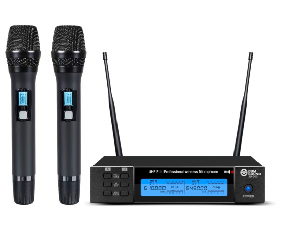 DDM SOUND SU-200 Радиосистема UHF, 2 ручных микрофона