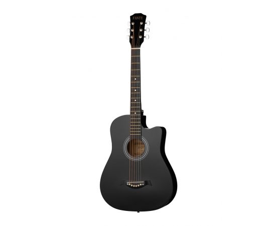 FANTE FT-D38-BK Акустическая гитара, с вырезом, черная