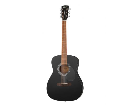 CORT AF510E-BKS Standard Series Электро-акустическая гитара, цвет черный
