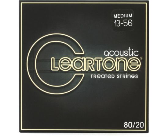 CLEARTONE 7613 80/20 Комплект струн для акустической гитары, бронза 80/20, с покрытием, 13-56