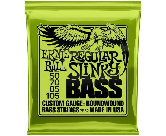 ERNIE BALL 2832 Nickel 50-105 Wound Slinky Regular Струны для бас-гитары