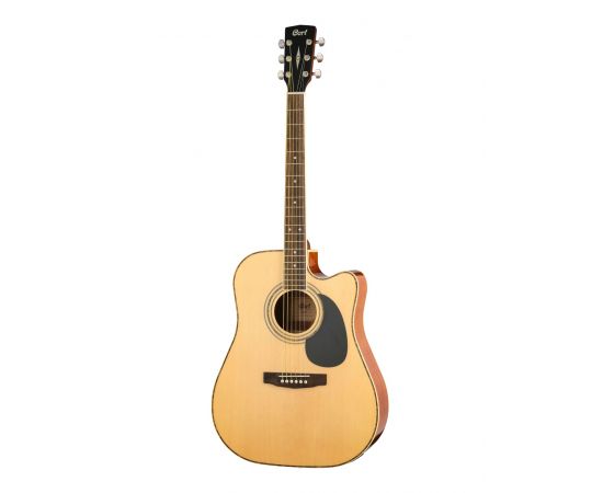 CORT AD880CE-NAT Standard Series Электро-акустическая гитара, с вырезом, цвет натуральный