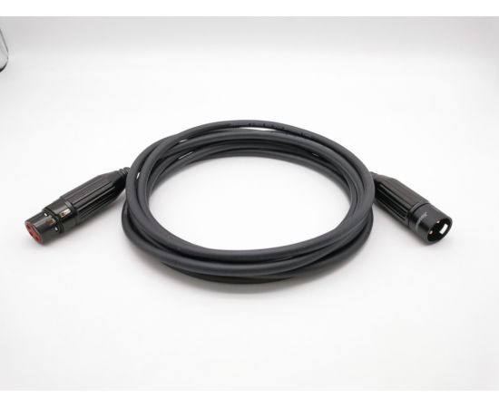 ZZcable E5-XLR-M-F-0100-0 Кабель микрофонный XLR-M-F, квадропольный, 1м