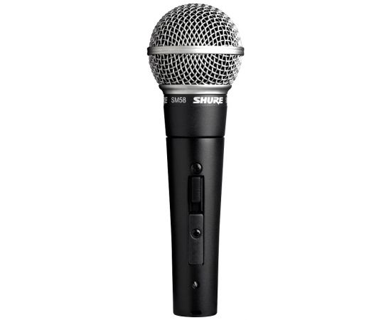 SHURE SM58SE Вокальный динамический микрофон кардиоидный, 50-15000 Гц, 1,6 мВ/Па, с выключателем