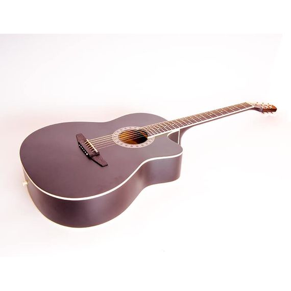 CARAYA C931-BK Акустическая гитара, с вырезом,Размер: 39". Форма корпуса: с вырезом. Мензура: 648мм. Верхняя дека: ламинат красного дерева. Задняя дека и обечайка: липа. Накладка грифа: клен. 22 лада, латунь. Колковая механика: на планке. Защитная накладк