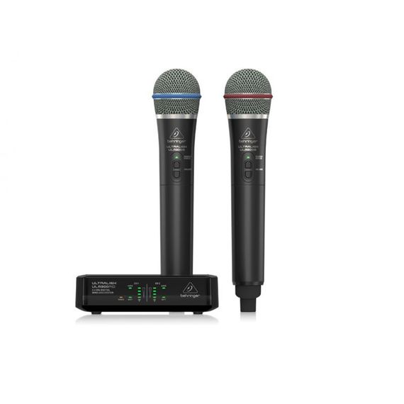 BEHRINGER ULM302MIC-EU цифровая микрофонная радиосистема  идет в комплекте с двумя ручными микрофона
