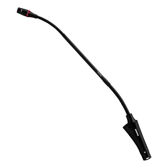 SHURE CVG12-B/C конденсаторный кардиоидный микрофон на гибком держателе, встроенный преамп, черный,
