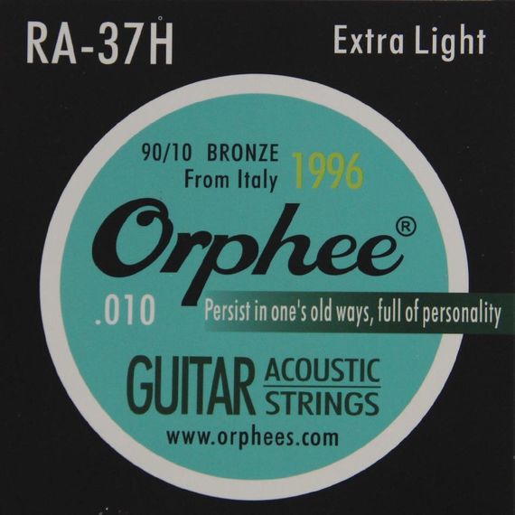 ORPHEE RA-37H Струны для акустической гитары,  75/25 Bronze, 10-50
