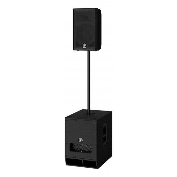 YAMAHA DXS12MKII активный сабвуфер с фазоинвертором,НЧ динамик 12”,Продолжительная мощность 600 Вт