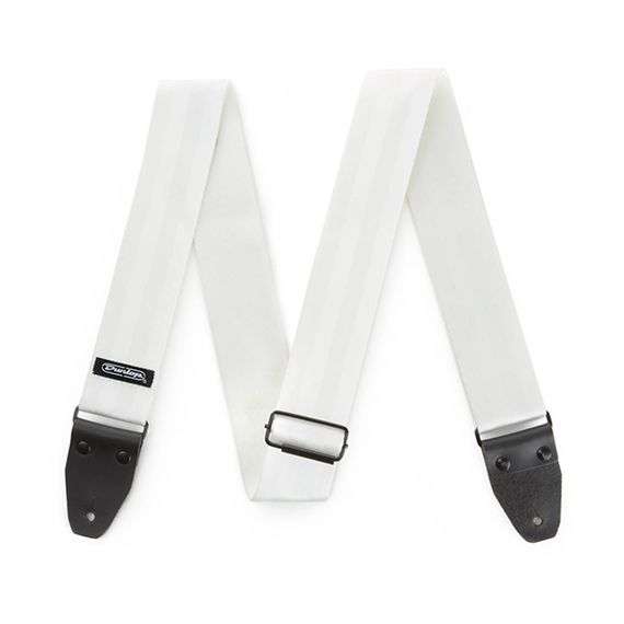 DUNLOP DST70-01WH Deluxe Seatbelt Ремень для гитары, белый,