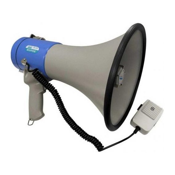 XLINE ER-66S мегафон 45/50Вт с сиреной, 8 батарей типа С