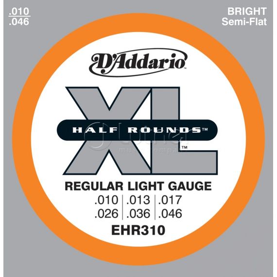 D'ADDARIO EHR310 Набор 6 струн для гитары сталь нержав. 010-046