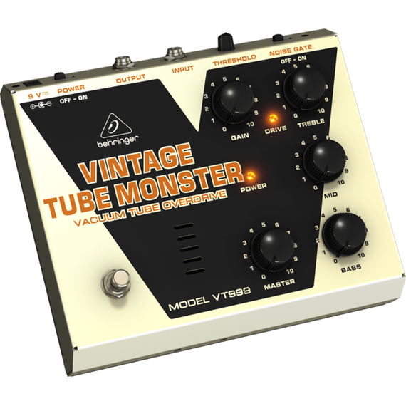 BEHRINGER VT999 Педаль эффектов ламповая овердрайв со встроенным гейтом VT999