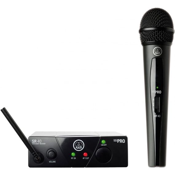 AKG WMS40 Mini Vocal Set Band US45C (662.300) вокальная радиосистема с ручным передатчиком и капсюлем D88