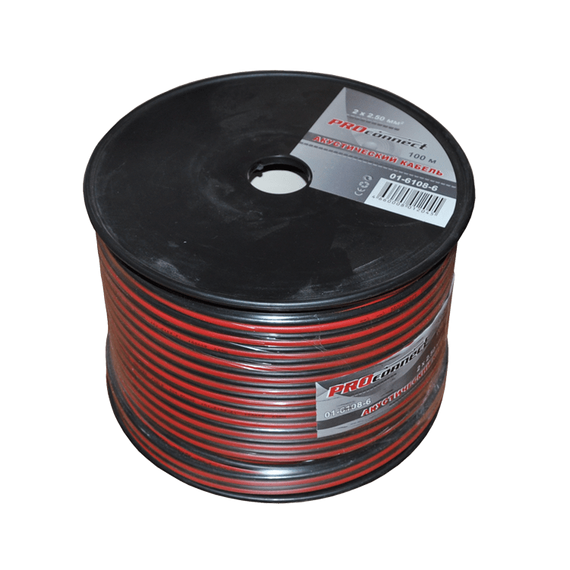 PROCONNECT Кабель акустический 2x2,5 красно-черный (01-6108-6), изображение 2