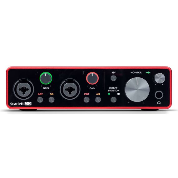 FOCUSRITE SCARLETT 2I2 3RD GEN аудио интерфейс USB, 2 входа/2 выхода