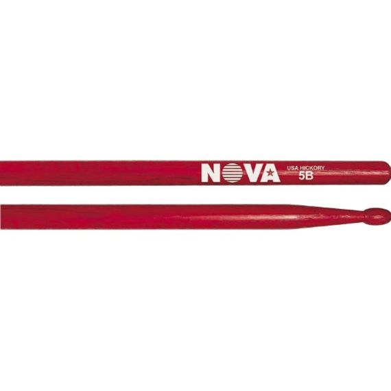 VIC FIRTH N5BR Палочки барабанные "Nova", красный нейлоновый наконечник