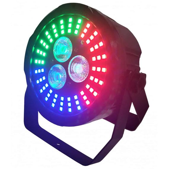 XLINE Light DISCO PAR S72 Светодиодный прибор. Источник света: 3х18 Вт RGBWAUV+ 72x0.5 Вт
