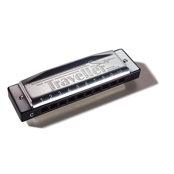 HOHNER M91701 Traveller C Губная гармоника -  в джинсовом чехле