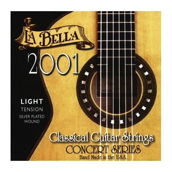 LA BELLA 2001 MEDIUM HARD TENSION Струны для классичекой гитары