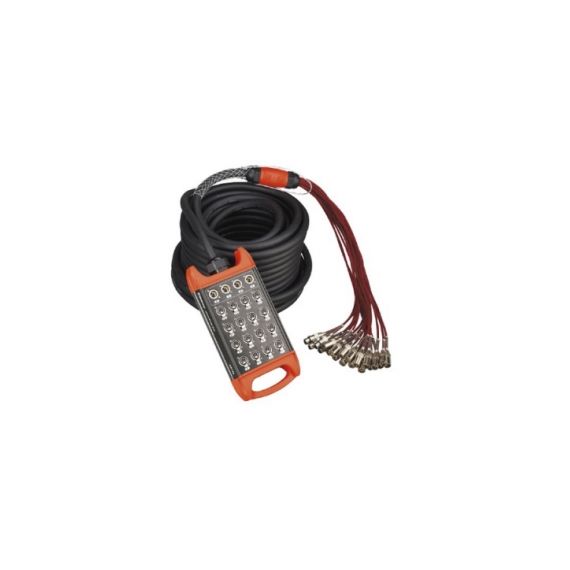 SOUNDKING BCB402-30m Мультикор Сценическая коммутационная коробка 12хXLR входов + 4хXLR выхода, 30м