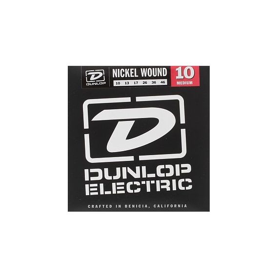 DUNLOP DEN1046 Комплект струн для электрогитары, никелированные, Medium, 10-46