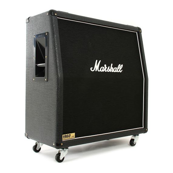 MARSHALL 1960AV 280W 4X12 MONO/STEREO ANGLED CABINET кабинет гитарный, скошенный, 4x12 Celestion G12, изображение 2