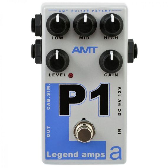 AMT P-1 Legend amps Guitar preamp (PV-5150 Emulates) Педаль гитарная