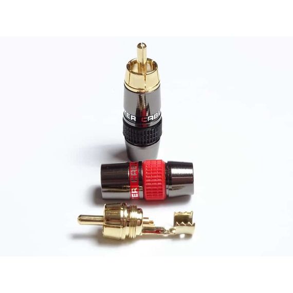 MONSTER CABLE RCA PLUG Разъем RCA  с контактами, изготовленными из латуни и покрытыми позолотой