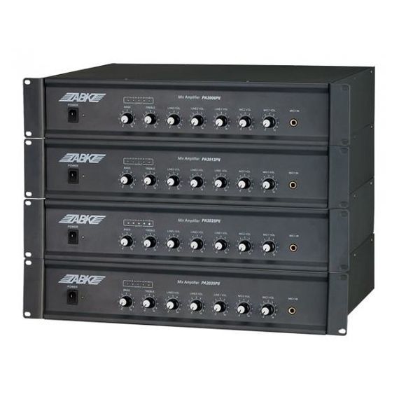 ABK PA-2012PII Микшер-усилитель вход: 2 микрофонных, 3AUX, 70/100В, 120Вт