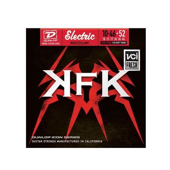 DUNLOP KKN1052 Kerry King Icon Комплект струн для электрогитары, никелир, 10-46 (52), с доп.струной,