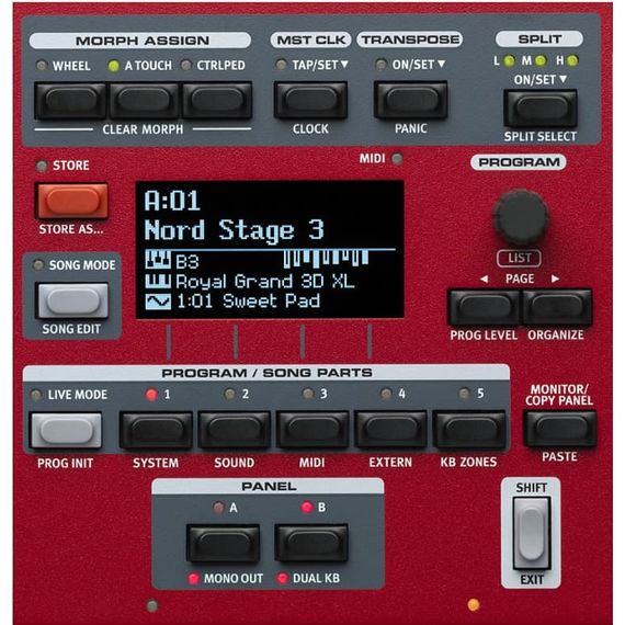 CLAVIA NORD STAGE 3 88 Цифровое пианино.Молоточковая механика 88 клавиш.Секция фортепиано