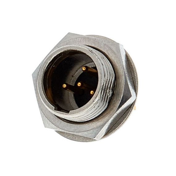 NEUTRIK RT4MPR Разъем MINY XLR, 4 PIN Разъем  панельный, 4 контакта, штекер, макс. толщина панели 6мм