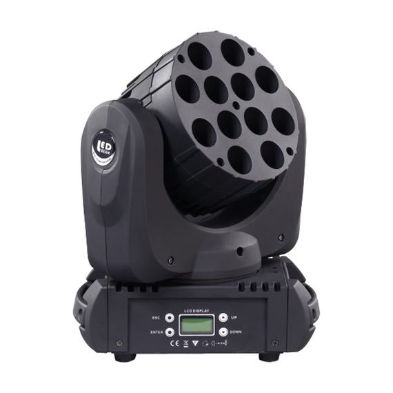 PSL-MH 1210WI, 12x10W RGBW-диодов, угол луча - 12°. Встр. программы, звуковая активация, Master/Slav