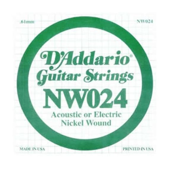 D'ADDARIO NW024 Струна для гитары Электрик, никель