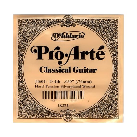 D'ADDARIO J4604 Струна для гитары классик, никель