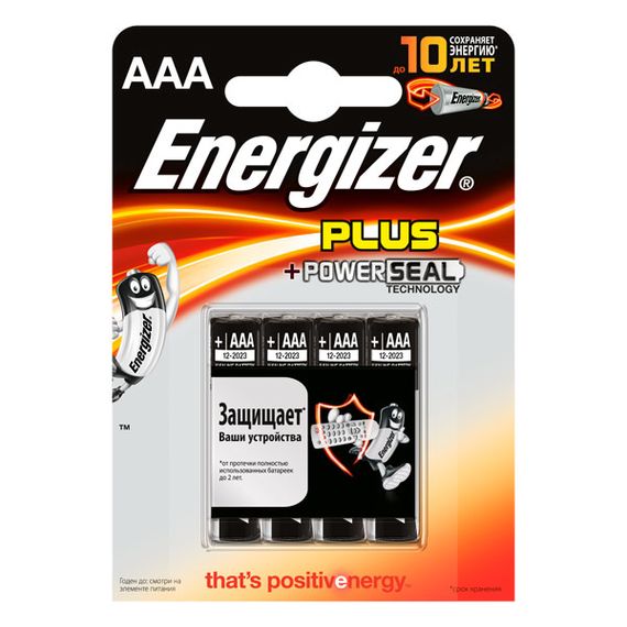 ENERGIZER Батарейка Plus LR03 FSB 4 , 1 шт.