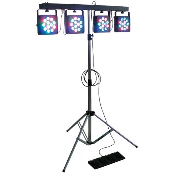 HIGHENDLED YHLL-012 LED PAR Световой комплект (стойка, 4 прибора YHLL-012, контроллер)