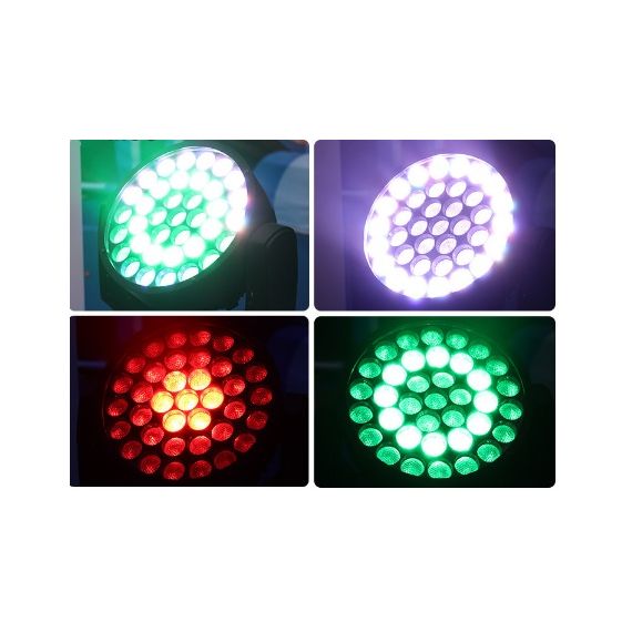 STOREMUSIC ColorWash Zoom SM20 37 x 10W RGBW 4in1 LEDs голова-wash с линейным зумом от 13° до 45°