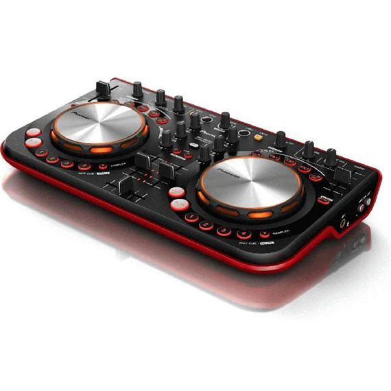 PIONEER DDJ-WEGO-R компактный MIDI контроллер диджейского программного обеспечения, красный