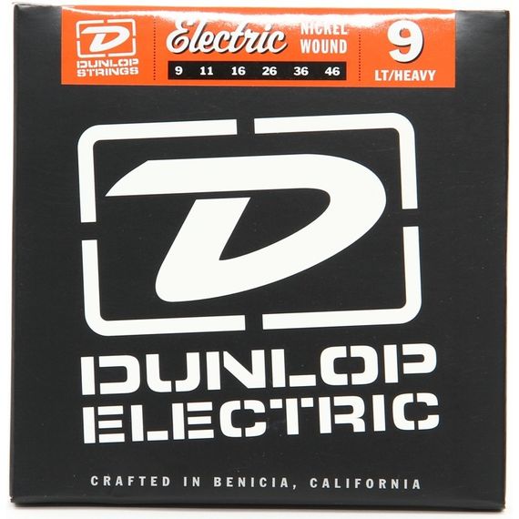 DUNLOP DEN0946 Комплект 9-46 струн для электрогитары, никелированные, Light/Heavy