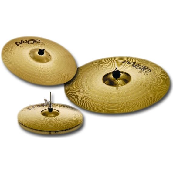 PAISTE 000014USET 101 Brass Universal Set Комплект тарелок (14“ Hi-Hat, 16“ Crash, 20“ Ride )