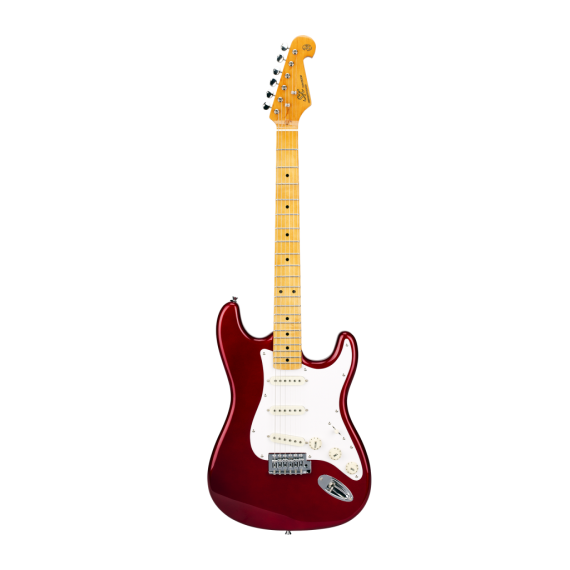SX SST57+/CAR Электрогитара, stratocaster, корпус: ольха, гриф: клён, накладка: клён, 21 лад, колки: