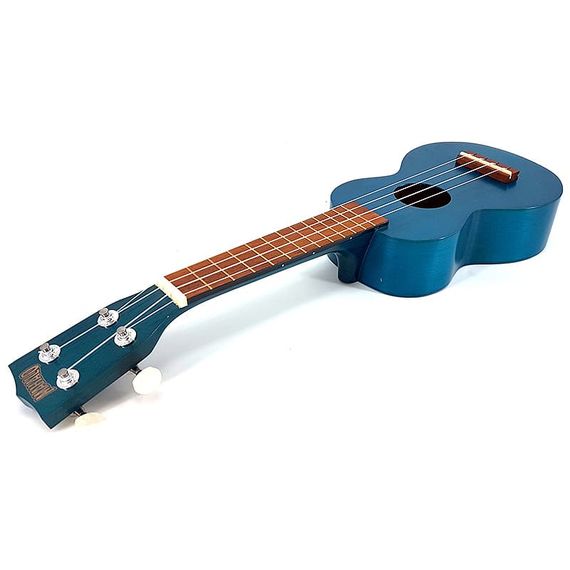 MAHALO MK1TBU Укулеле сопрано с чехлом, цвет Transparent Blue, серия Kahiko